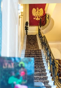 Contemporary Lynx In Polish Embassy Contemporary Lynx Print And